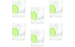 Tognana | Trinkgläser Lyra | 6 Stück, 420 ml, Transparent
