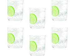 Tognana | Trinkgläser Lyra | 6 Stück, 420 ml, Transparent