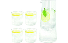 Tognana | Karaffe-Set Lyra 5-teilig | 4 Gläser 330 ml, 1 Karaffe 1.5 Liter