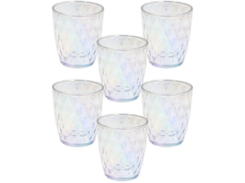 Tognana | Trinkgläser Jenny | 6 Stück, 320 ml, Irisierend
