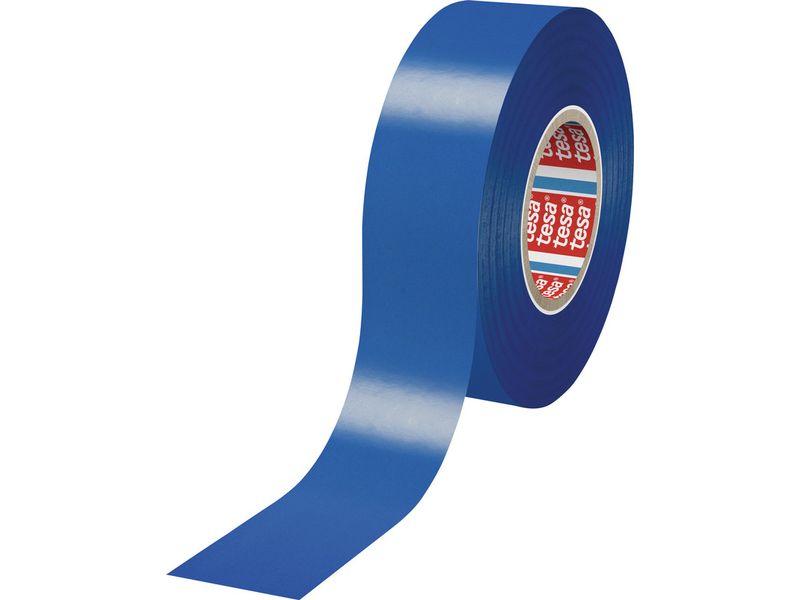 tesa | Gewebeband Weich-PVC Allzweckband | 33m x 19mm, Blau