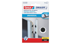 tesa | Klettband On&Off Scheiben | Transparent