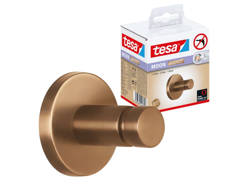 tesa | Handtuchhaken MOON BRONZE Serie | Bronze