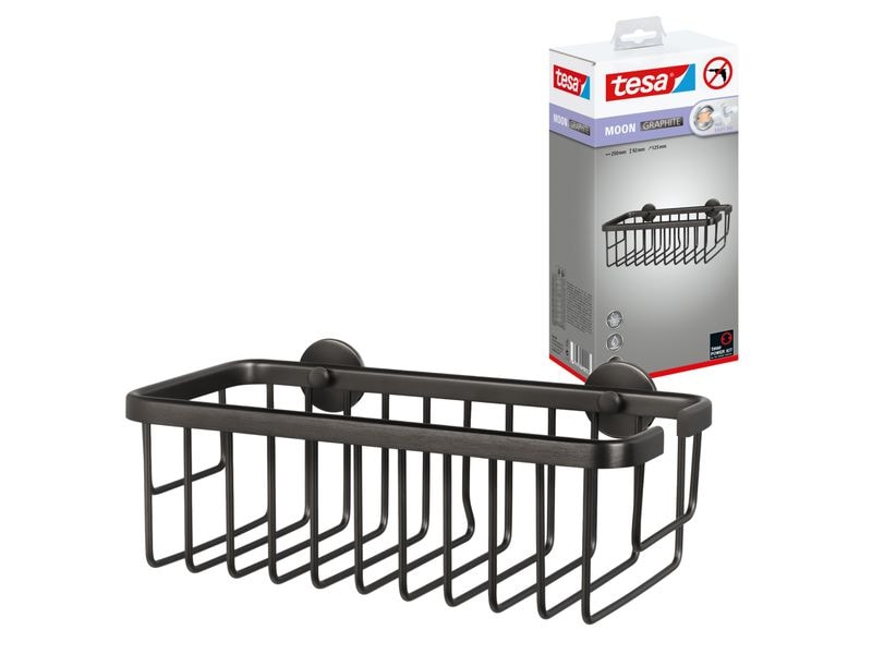 tesa | Duschablage MOON GRAPHITE Serie | Graphit
