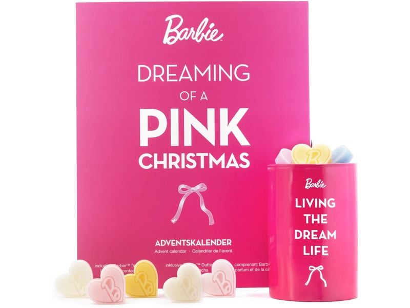 balthasar | Adventskalender Barbie | 27x22cm, Duftlampe & 24 Duftwachs