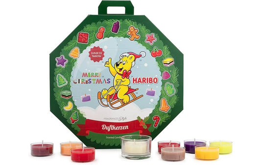 balthasar | Adventskalender Haribo | 26x25x6cm, Duftlichter