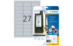 HERMA | Etiketten | Silberfarben Folie A4 63.5 x 29.6 mm