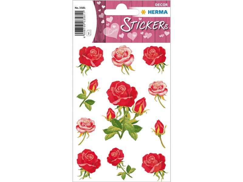 Herma Stickers | HERMA Rosen | Papier, Pflanzenmotive