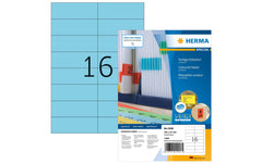 HERMA | Etiketten | Farbige A4 105 x 37 mm Blau Permanent