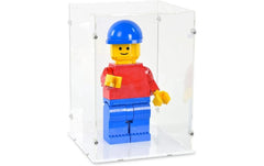 iDisplayit | Acryl-Display LEGO 40649 Grosse Minifigur | Mit weissem Boden