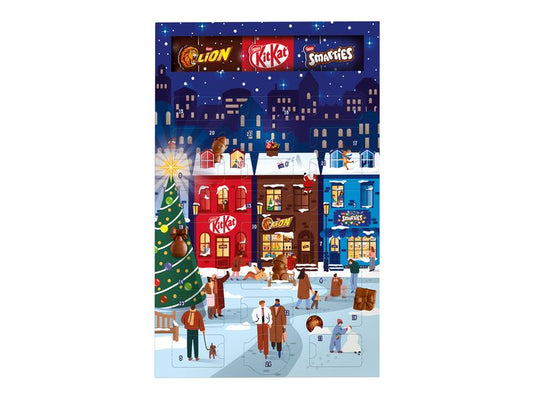 Nestlé Snacks | Adventskalender - Kit Kat, Smarties, Lion | 189g
