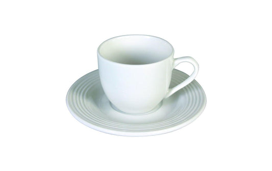 Tognana | Espressotassen-Set Circles | 6 Stück, 100 ml, Weiss