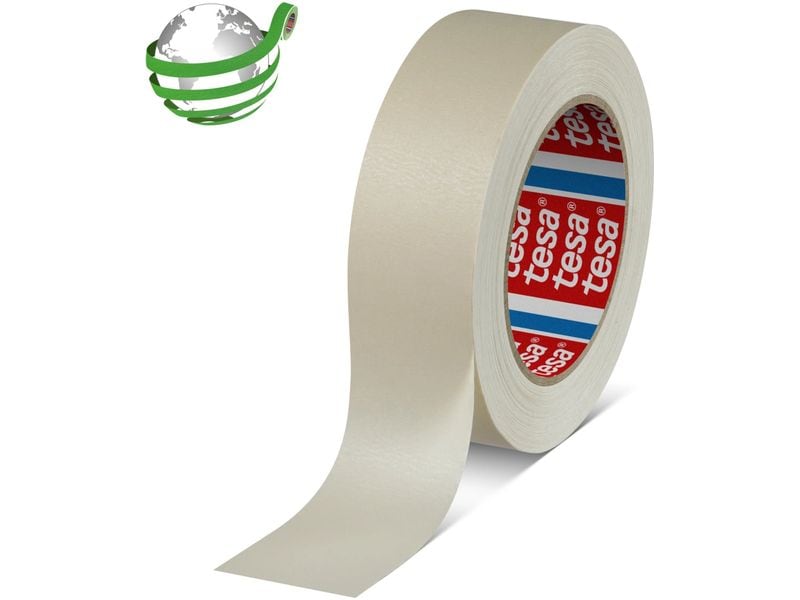 tesa | Malerband Krepp hitzebeständig PV3 | 50m x 30mm, Chamois