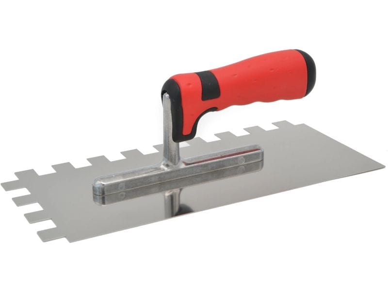 Laser & Tools | Glättekelle 15x15 gezahnt | 280x130 mm