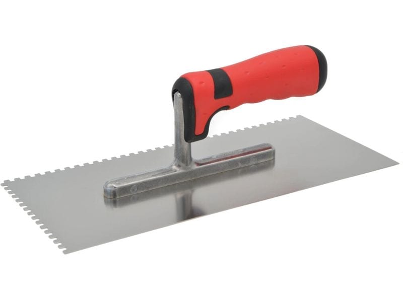 Laser & Tools | Glättekelle 4x4 gezahnt | 280x130 mm