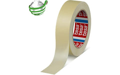 tesa | Malerband Krepp hitzebeständig PV1 | 50m x 25mm, Chamois