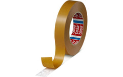 tesa | Doppelseitiges Klebeband Vliesband | 50m x 25mm, Weiss