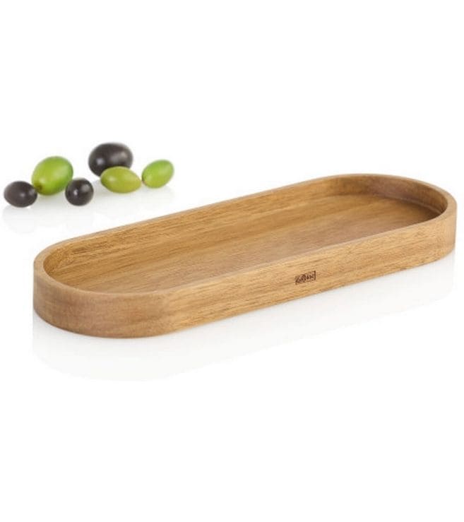 AdHoc | Untersetzer Posto | Akazienholz, L 23 cm, B 8,2 cm, H 2 cm