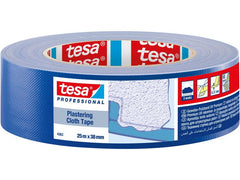 tesa | Montageband Putzband Gewebe | 25m x 50mm, Blau