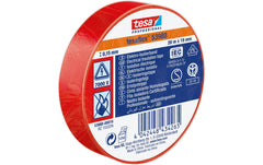 tesa | Isolierband SPVC Elektroband rot | 20m x 19mm, Rot