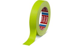 tesa | Gewebeband Gaffer Tape Bühne farbig | 25m x 25mm, Neongelb