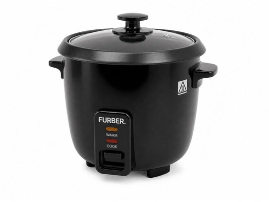 FURBER | Reiskocher 0.6L schwarz | 220-240V 50/60Hz, 350W