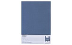 COCON | Fixleintuch Rauchblau | 140/160x200 cm