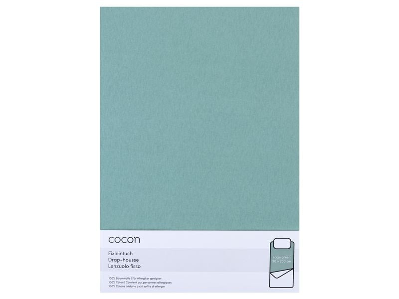 COCON | Fixleintuch Salbei | 90/100x200 cm