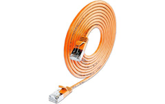 SLIM | Slimpatchkabel RJ-45 - RJ-45 | Cat 6, Cat.6 | AWG36 | 100% Kupfer, geschirmt, 4mm
