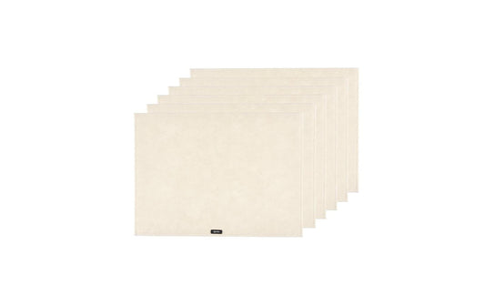 Björn | rechteckig rechteckig, beige | 6 Stück, wendbar, recycelter Filz