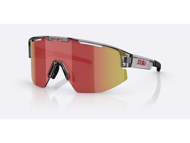 Bliz | Matrix, Transparent Dark Grey | Sportbrille, Lens Brow w Red Multi