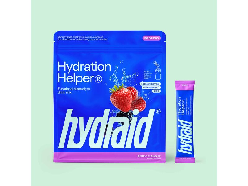 Hydraid | Electrolyt Sportgetränk | Hydration Helper Berry, 30x Sticks
