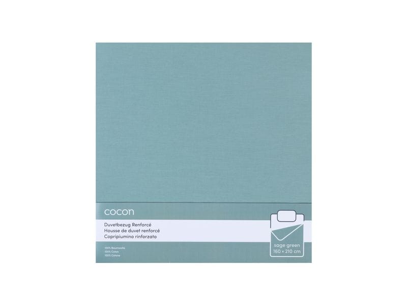 COCON | Duvetbezug Renforcé | 160x210 cm, salbei