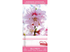 TH Products | Familienkalender Blumen 2027 | 24.5x51.5 cm