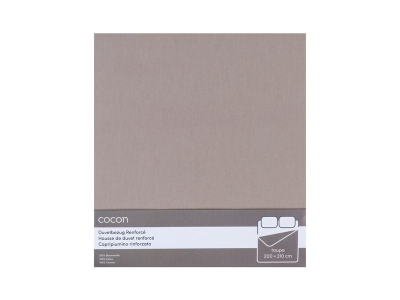 COCON | Duvetbezug Renforcé | 200x210 cm, taupe