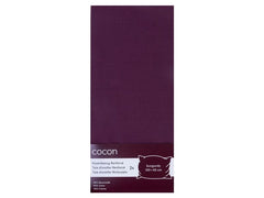 COCON | Kissenbezug Renforcé | 2 Stk., 100x65 cm, burgund
