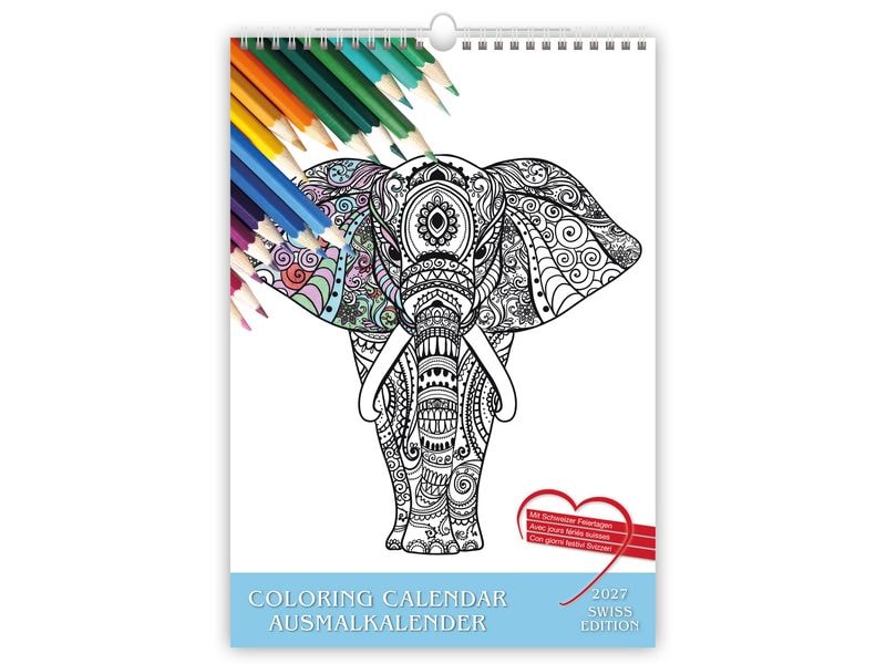 TH Products | Bastelkalender Malen 2027 | 23.7x34 cm