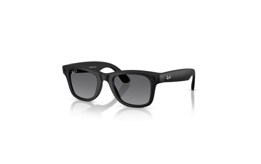 Ray-Ban | META AI POLAR WAYFARER Matte Black | Sonnenbrille, Lens POLAR GRADIENT GRAPHITE