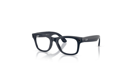 Ray-Ban | META AI TRANSITION WAYFARER | Sonnenbrille, Shiny Cosmic Blue, LENS Sapph
