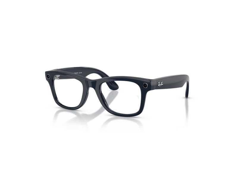 Ray-Ban | META AI TRANSITION WAYFARER | Sonnenbrille, Shiny Cosmic Blue, LENS Sapph