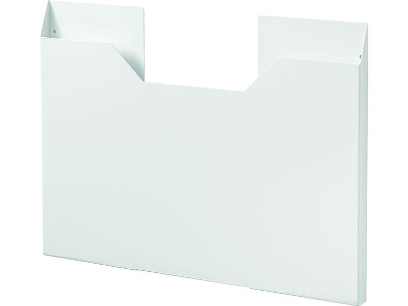 Yamazaki | Tischset-Aufbewahrung | B 50,5 x T 2,5 x H 36,5 cm, Weiss