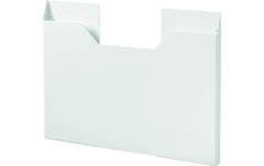 Yamazaki | Tischset-Aufbewahrung | B 50,5 x T 2,5 x H 36,5 cm, Weiss