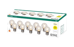 Star Trading | LED Leuchtmittel Outdoor | E27 10er Set warmweiss 120Lm