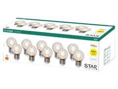 Star Trading | LED Leuchtmittel Outdoor | E27 10er Set warmweiss 120Lm