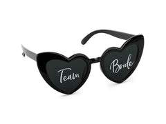 Partydeco | Brille Team Bride | 13.5 x 6 x 14.8 cm, weiss