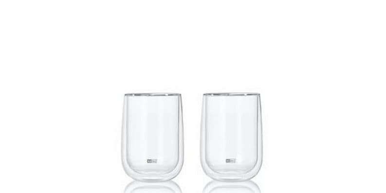 AdHoc | Teeglas Duo Glass | Füllmenge ca. 400 ml, 2 Stück, Transp.