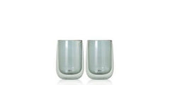 AdHoc | Teeglas Duo Glass | Füllmenge ca. 400 ml, 2 Stück, Grey