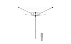 Brabantia | Wäschesp. Split PoleLift-O-Matic | 45 mm Rohr, 40 Meter, Metall-Anker