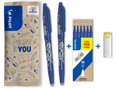 Pilot | FlowPack FriXion Ball | 2x blau, 6x Refill+Radierer