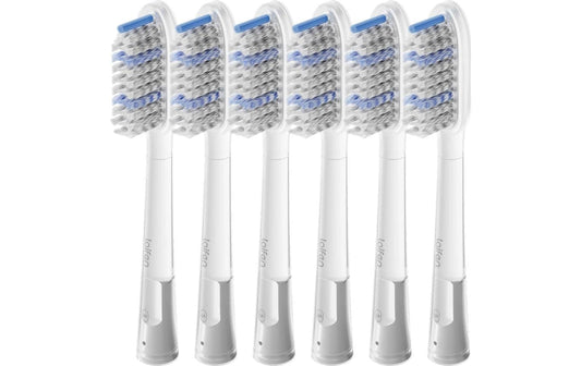 Laifen | Wave Bürstenköpfe MaxS | Transparent, 6 Stück